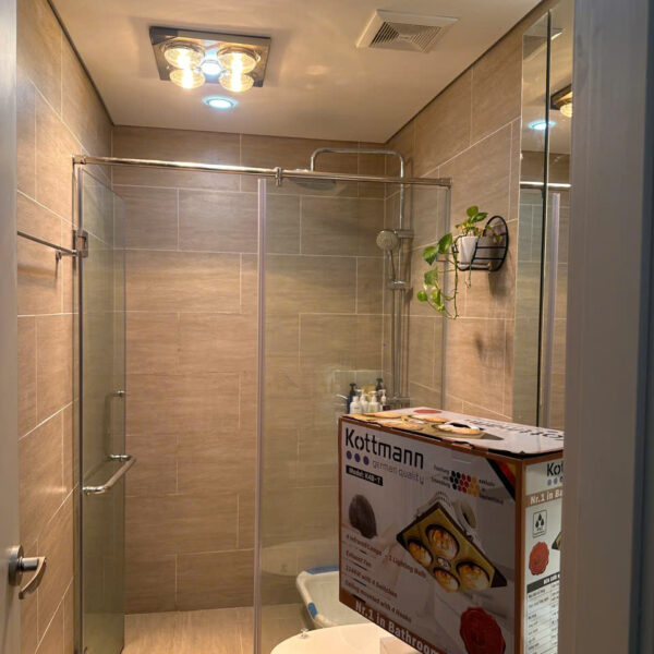 Đèn sưởi 4 bóng âm trần Heizen HE-4BR