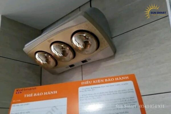 Nên mua đèn sưởi nhà tắm loại nào?