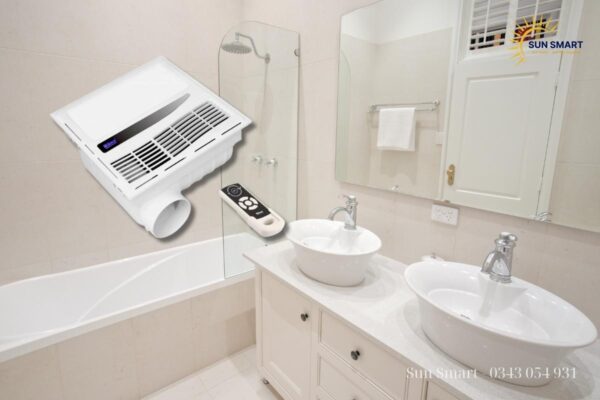 quạt sưởi âm trần điều khiển HA-R