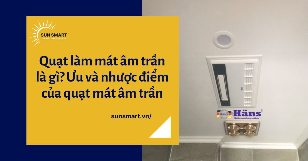 quạt làm mát âm trần