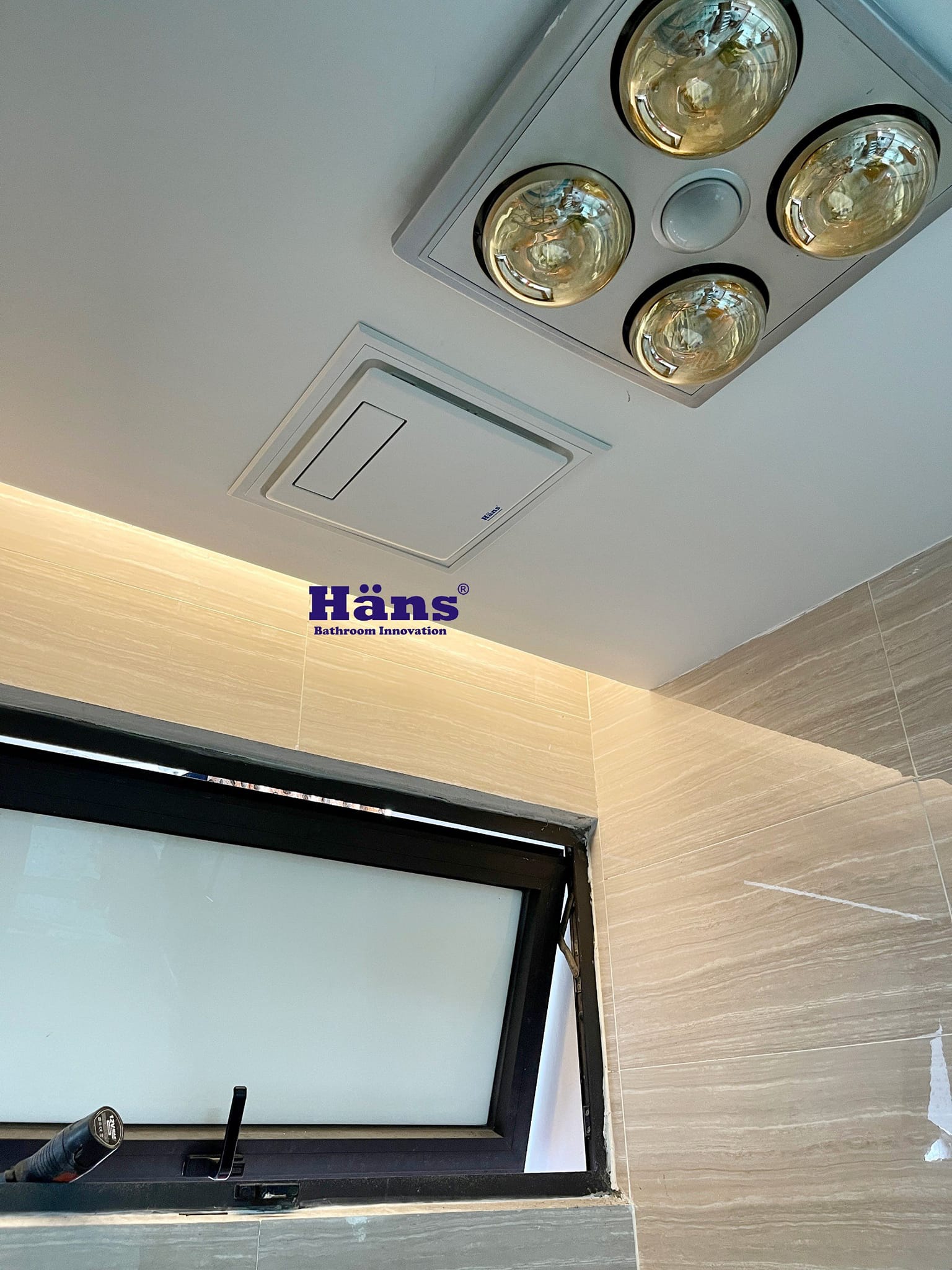 đèn sưởi nhà tắm âm trần