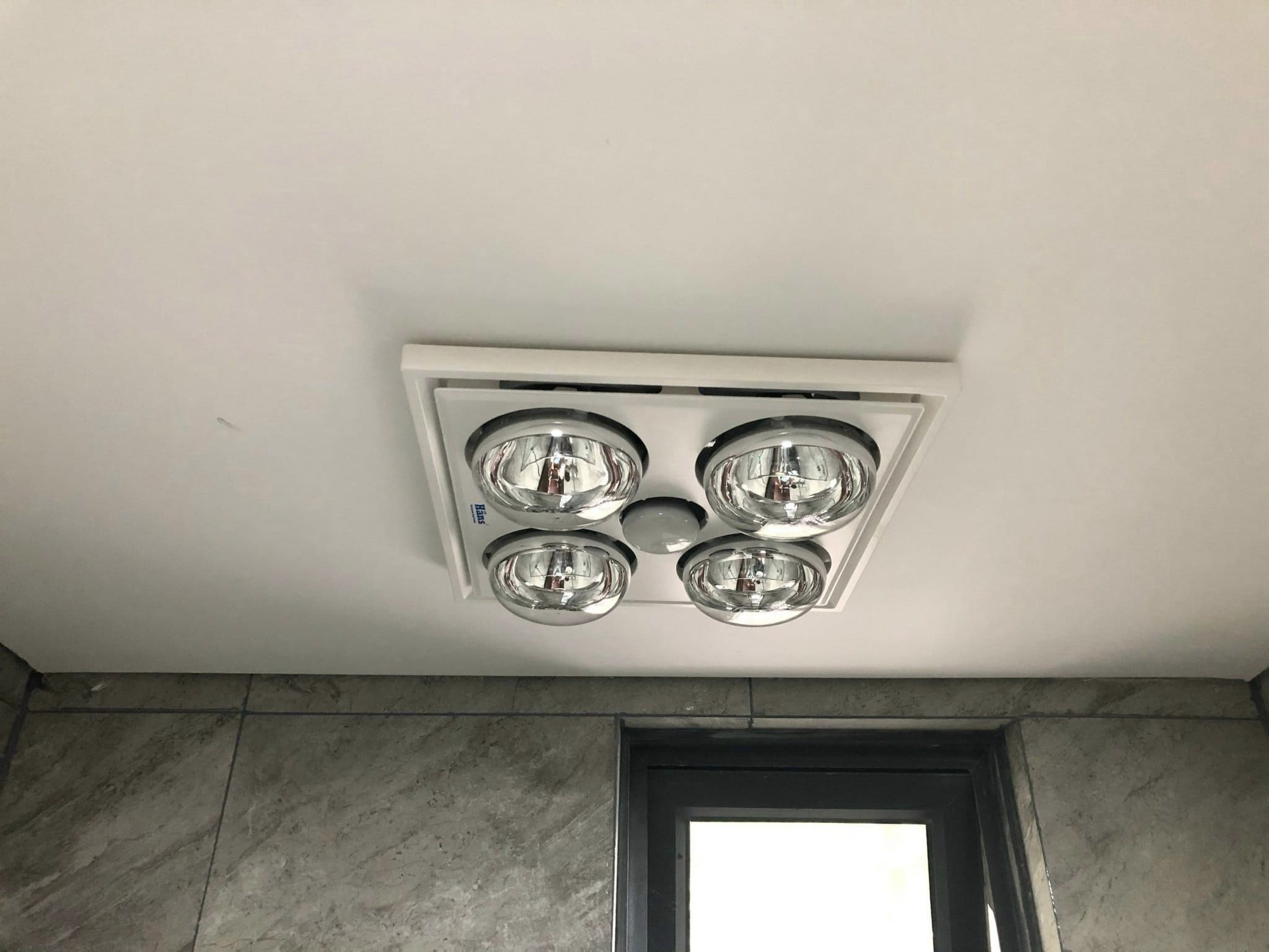 đèn sưởi nhà tắm âm trần