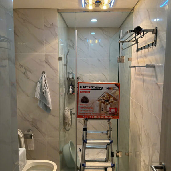 Đèn Sưởi Heizen HE-4BR – Mẫu 4 Bóng Âm Trần Sang Trọng, Tăng Thẩm Mỹ Phòng Tắm